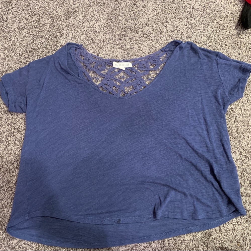Cropped embroidery crop top